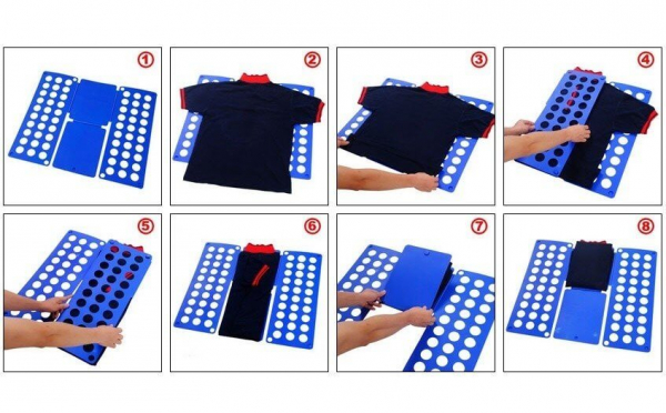 Как правильно складывать футболки