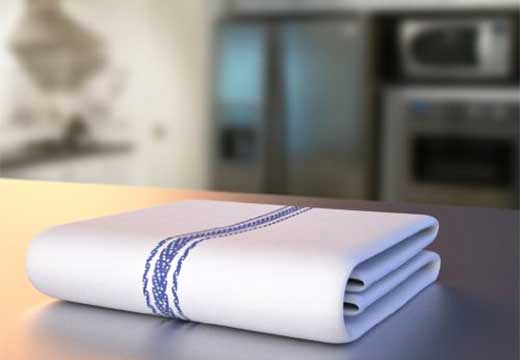 Как отбелить кухонные полотенца без кипячения: обзор средств