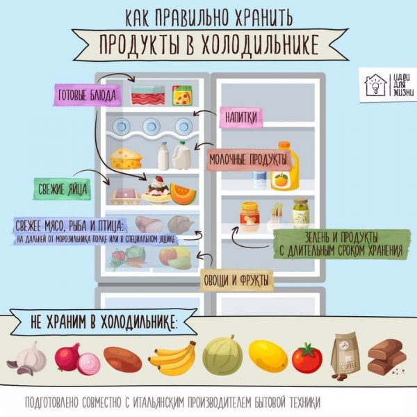 Почему скоропортящиеся продукты нужно хранить в холодильнике