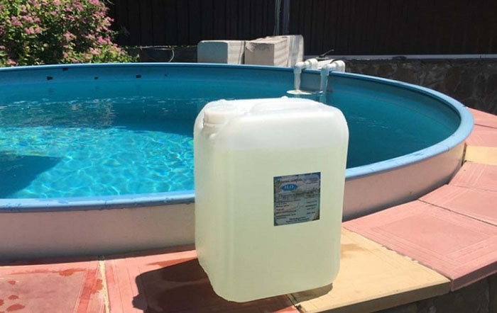Перекись водорода для бассейна - как применять для очистки: 37%, 60%, пропорции, пошаговая инструкция, реальные отзывы